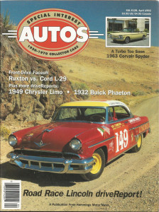 SPECIAL-INTEREST AUTOS 1992 APR #128 - '63 MONZA SPYDER